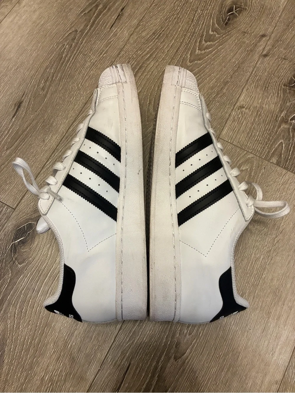 Adidas Superstar Shell Toe Sneakers in White